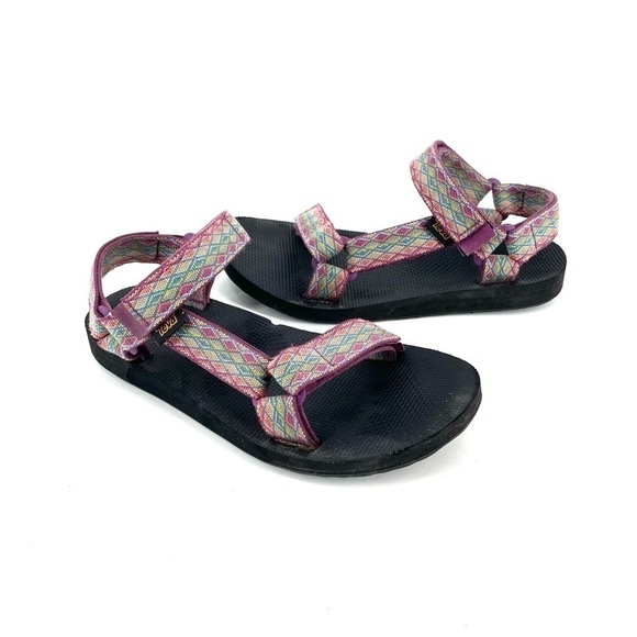 Teva Original Universal Miramar Fade Dark Purple Sandals - Picture 2 of 6
